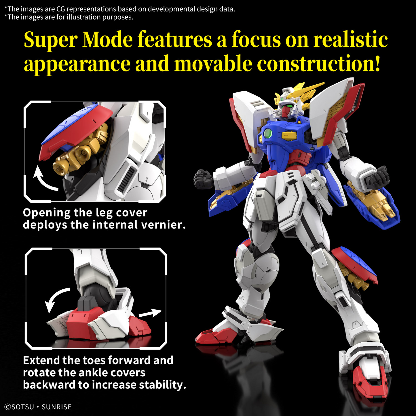 BANDAI HOBBY RG 1/144 SHINING GUNDAM