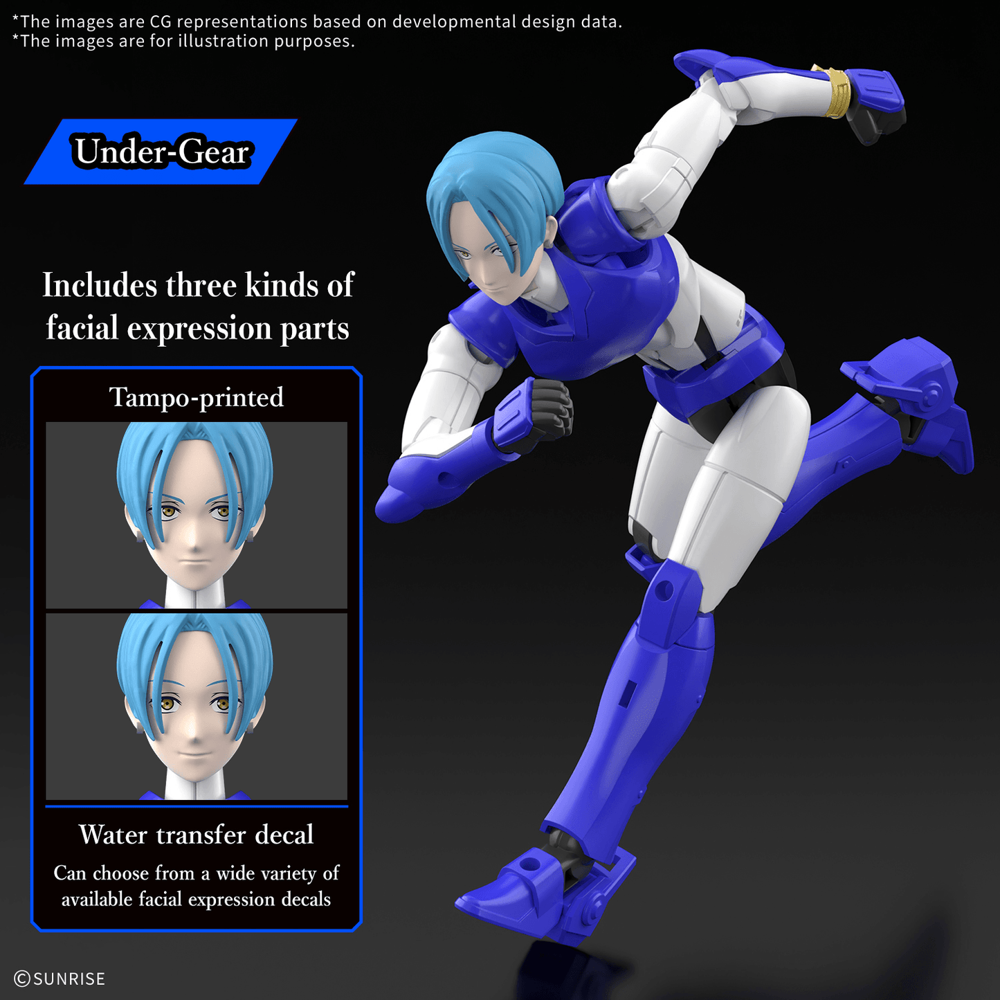 BANDAI HOBBY 30MF Yoroi-Shinden Samurai Troopers Kaito of the Sky