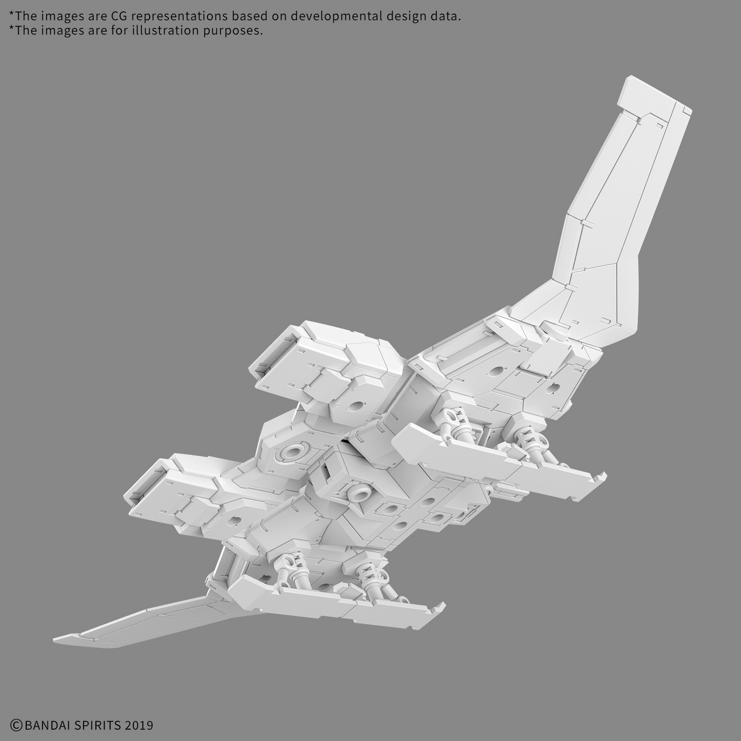 BANDAI Hobby 30MM 1/144 Extended Armament Vehicle (WING MOBILE Ver.)