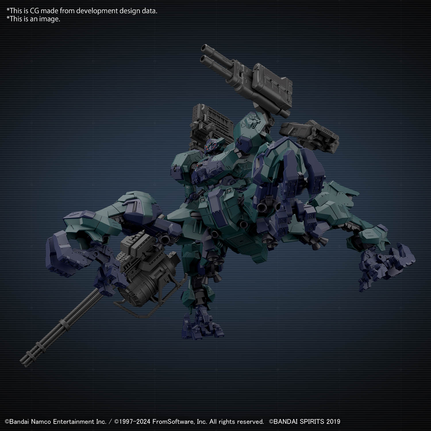 BANDAI Hobby 30MM ARMORED CORE Ⅵ FIRES OF RUBICON BALAM INDUSTRIES BD-011 MELANDER LIGER TAIL