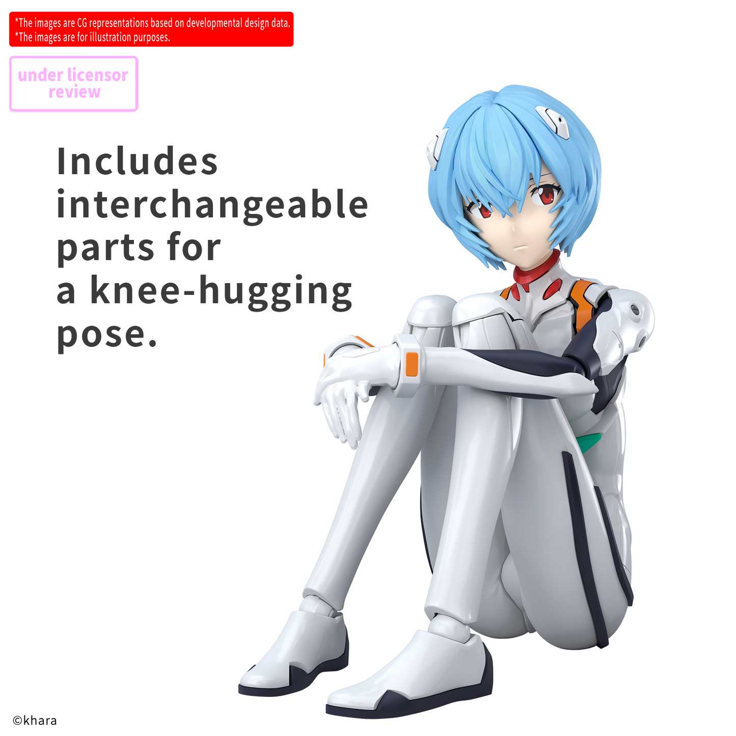 BANDAI HOBBY 30MP REI AYANAMI (PLUG SUIT Ver.)