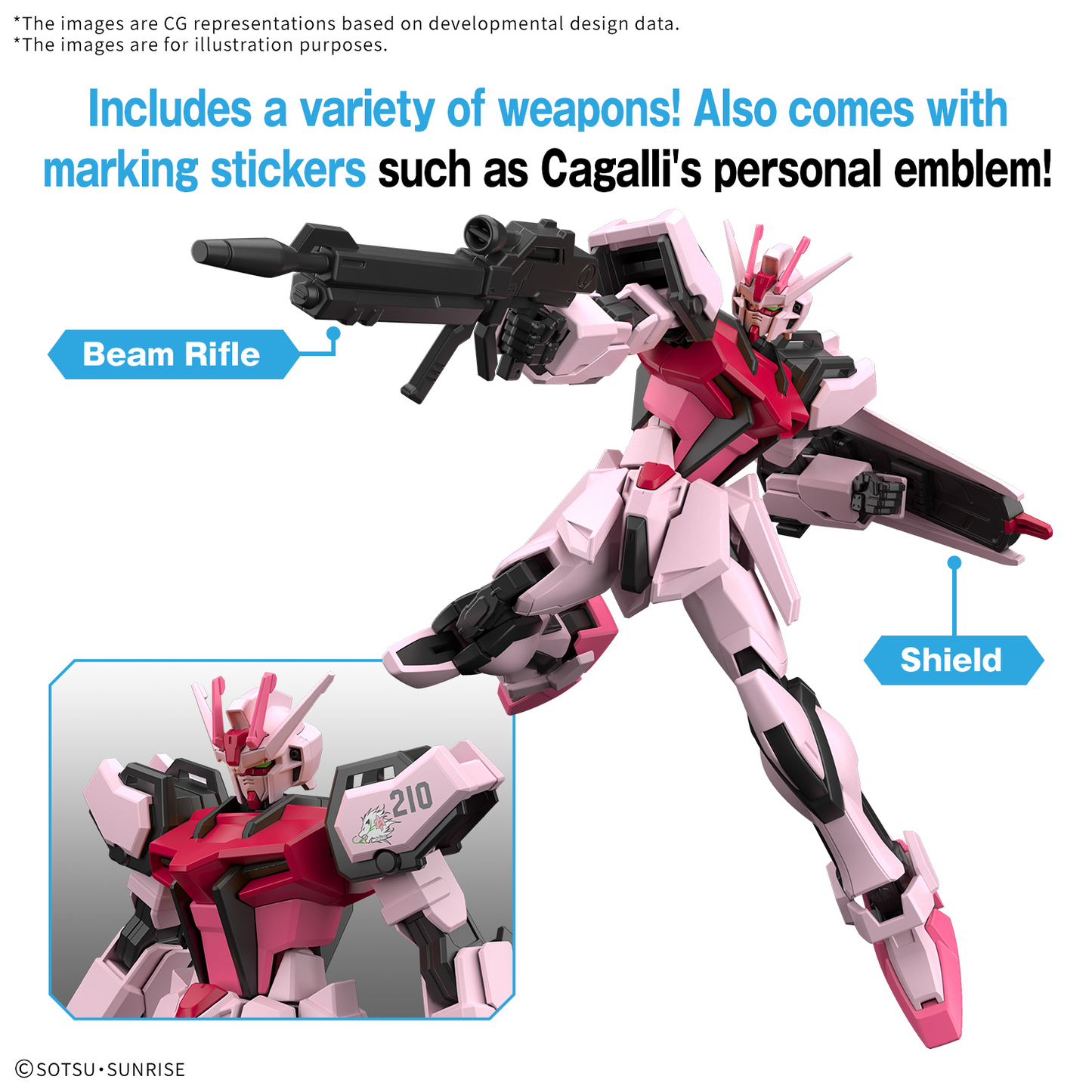 BANDAI Hobby ENTRY GRADE 1/144 STRIKE ROUGE