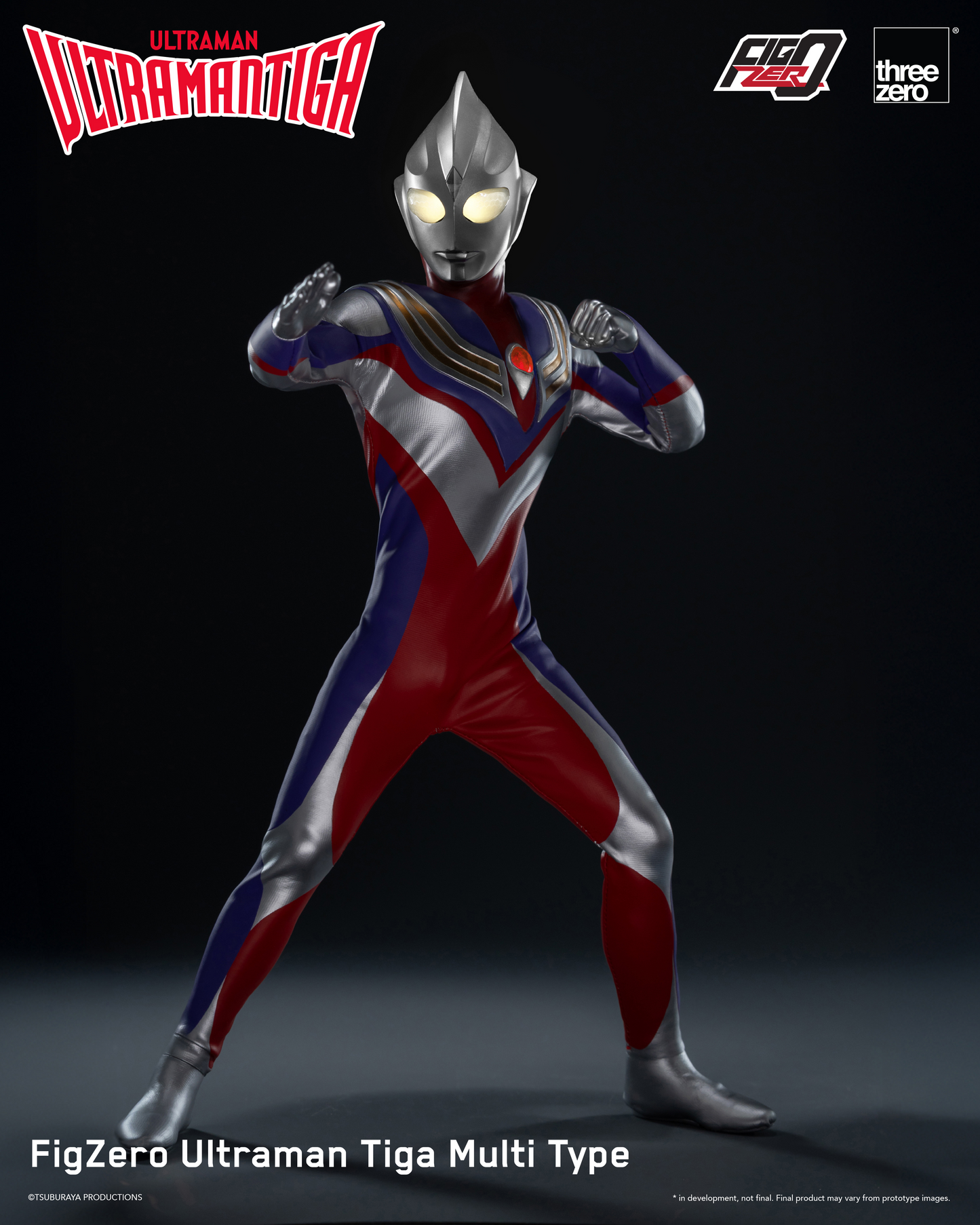 threezero FigZero Ultraman Tiga Multi Type