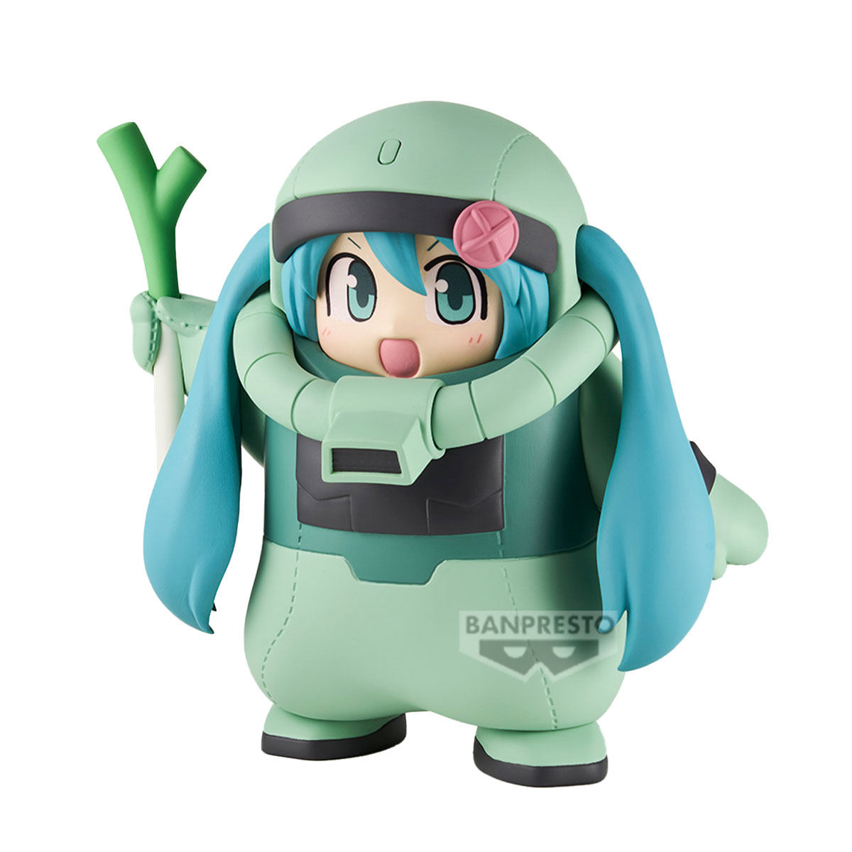 BANDAI GUNDAM 45th×HATSUNE MIKU FIGURE ZAKU COSTUME [HATSUNE MIKU Ver.], Banpresto Figure