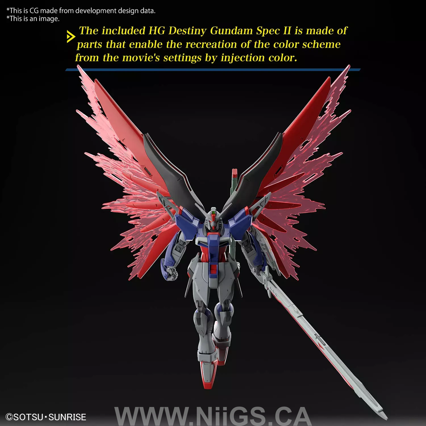 BANDAI Hobby HG 1/144 DESTINY GUNDAM SpecⅡ&ZEUS SILHOUETTE