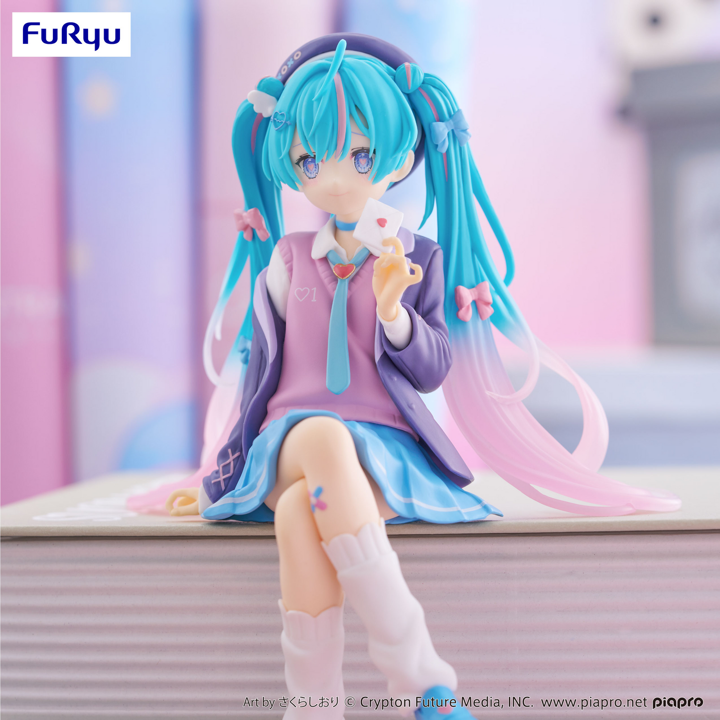 FuRyu Hatsune Miku Noodle Stopper Figure -Love Blazer Navy Color ver.-