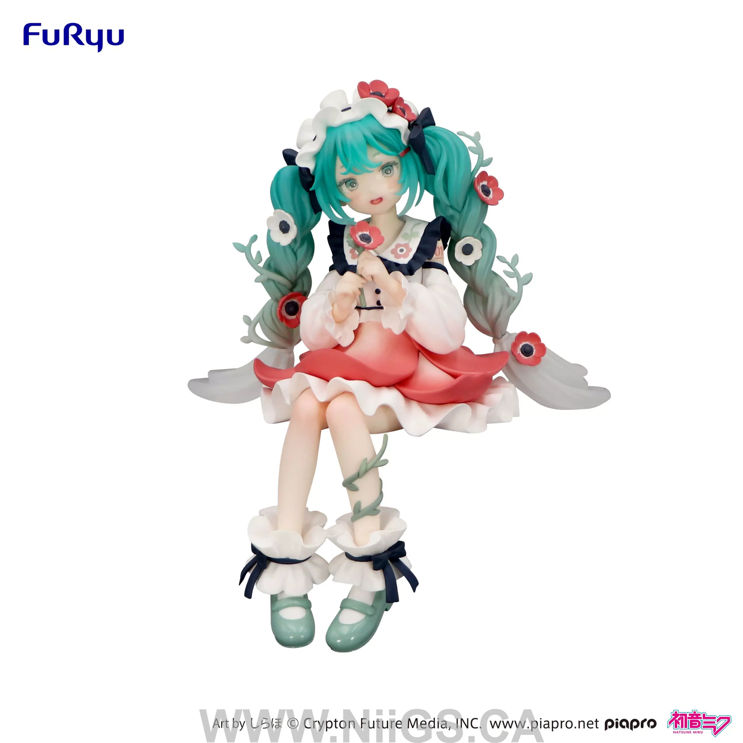 FuRyu Hatsune Miku Noodle Stopper Figure -Flower Fairy Anemone-