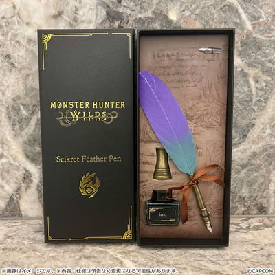 CAPCOM Monster Hunter Wilds Seikret feather pen