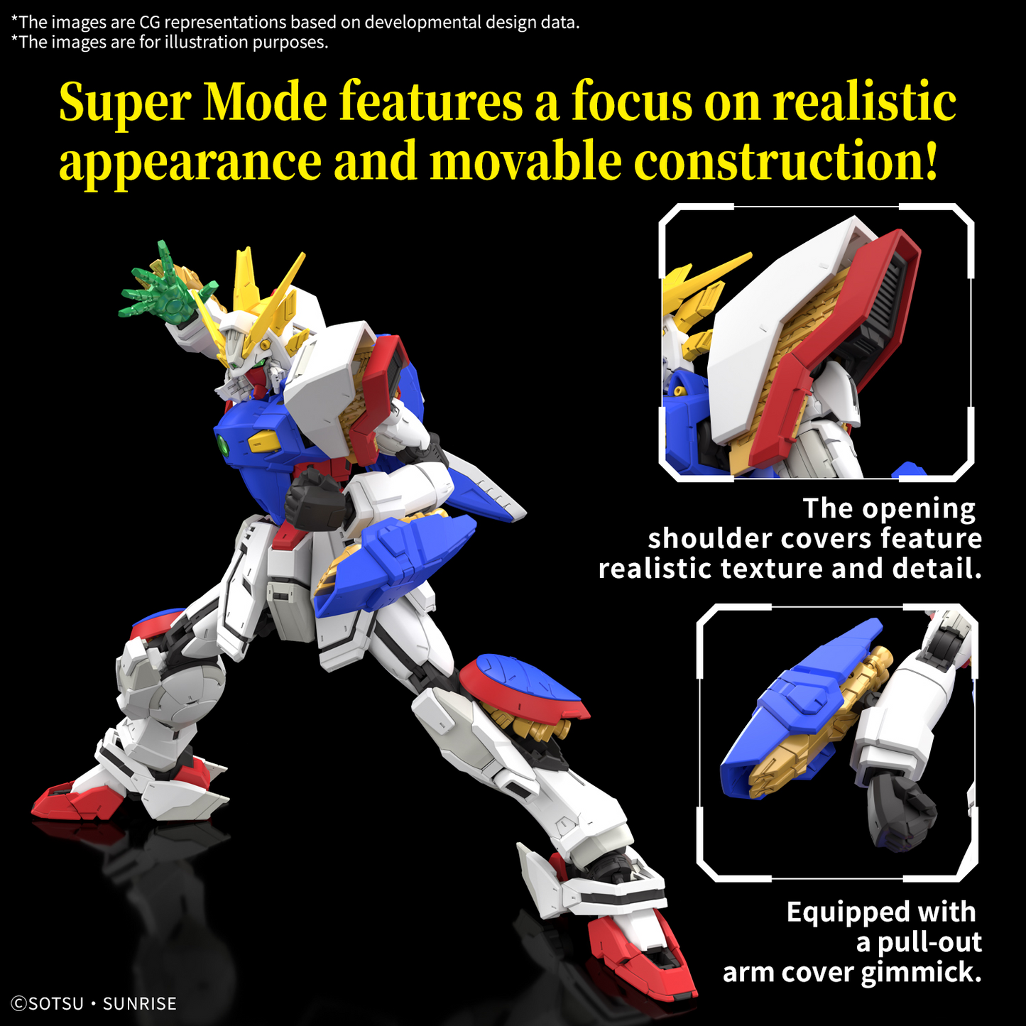 BANDAI HOBBY RG 1/144 SHINING GUNDAM