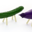 Shoryo Uma Plastic Model Cucumber & Eggplant