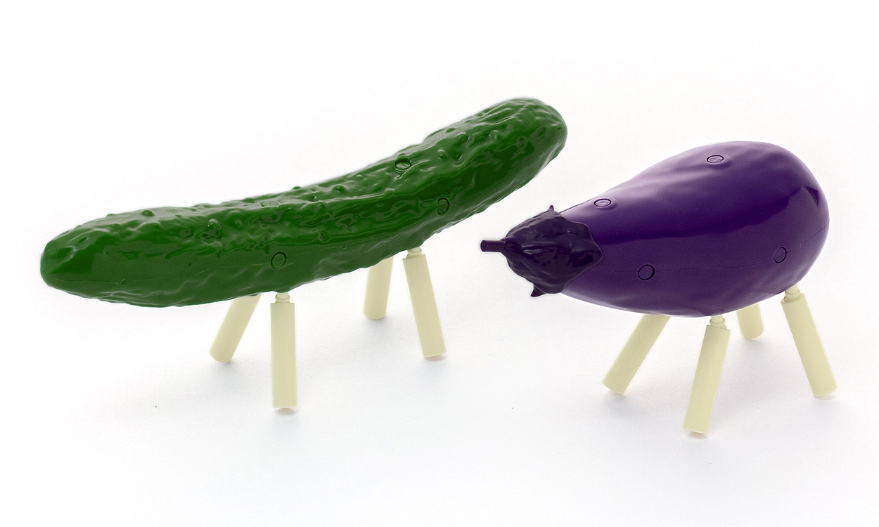 Shoryo Uma Plastic Model Cucumber & Eggplant