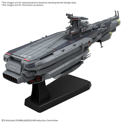 BANDAI 1/1000 EFCF HYUGA CLASS BATTLECARRIER DCV-01 HYUGA