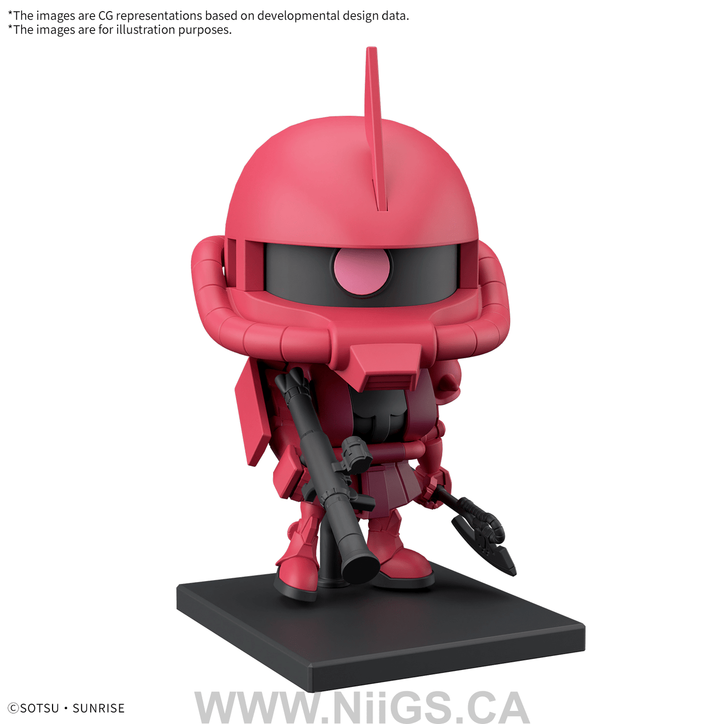 BANDAI HOBBY 1/1 CHARZAKU-KUN DX SET (WITH RUNNER Ver. RECREATION PARTS)