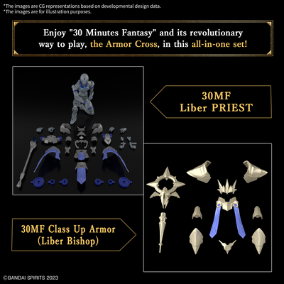 BANDAI Hobby 30MF CLASS UP ARMOR (LIBER BISHOP)