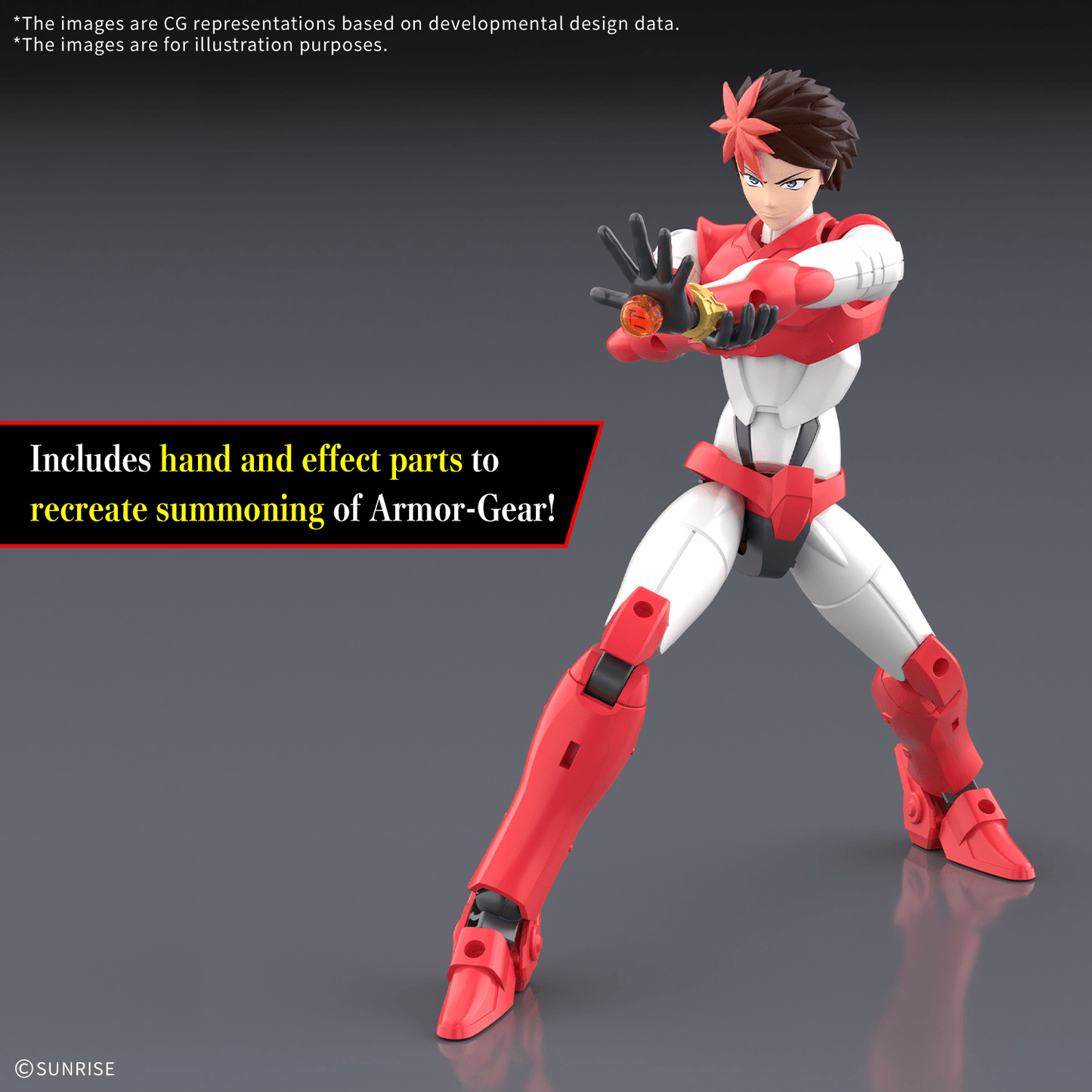 BANDAI HOBBY 30MF Yoroi-Shinden Samurai Troopers(Ronin Warriors) Gai of the Heat