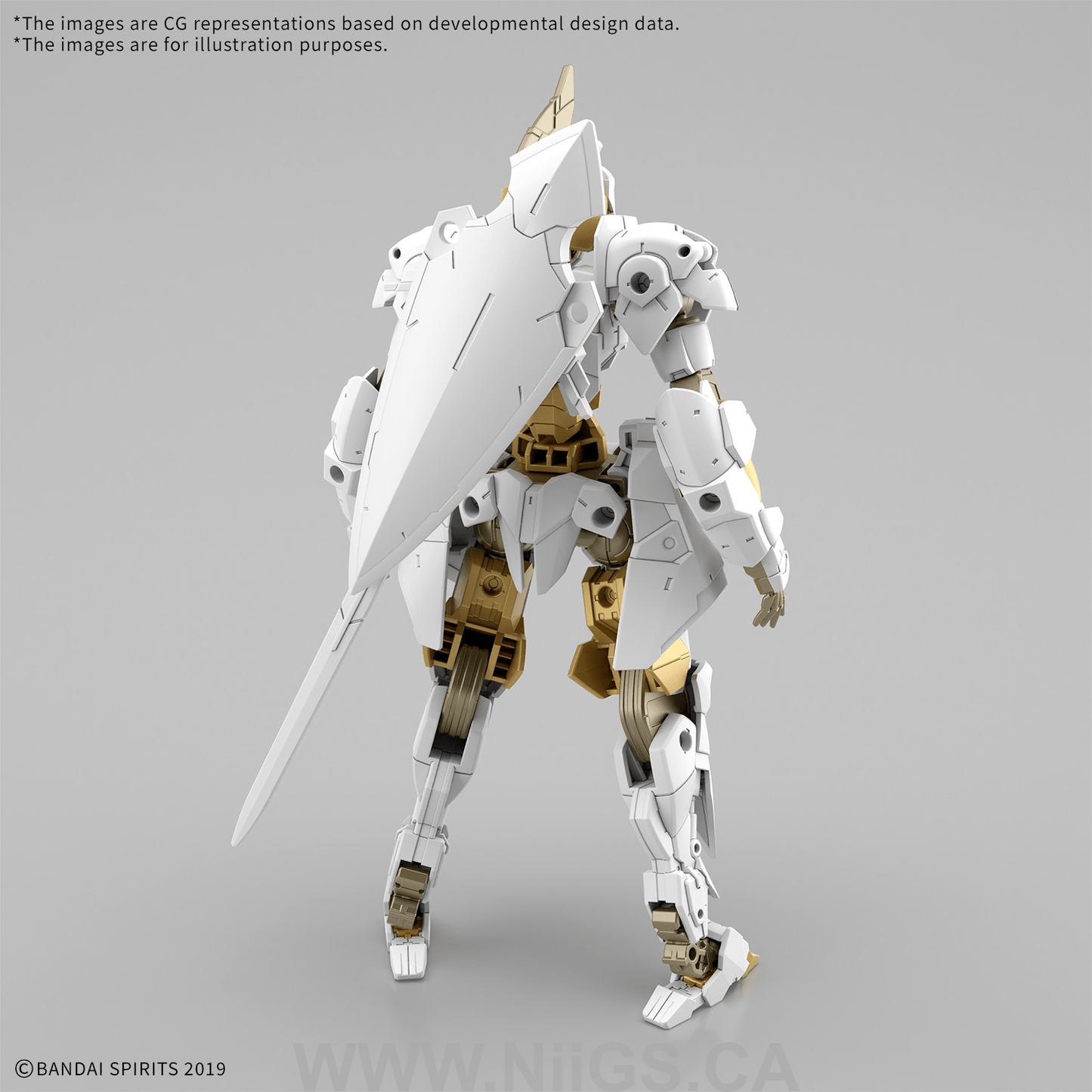 BANDAI Hobby 30MM 1/144 EXM-A9rk SPINATIO (ROYAL KNIGHT TYPE)