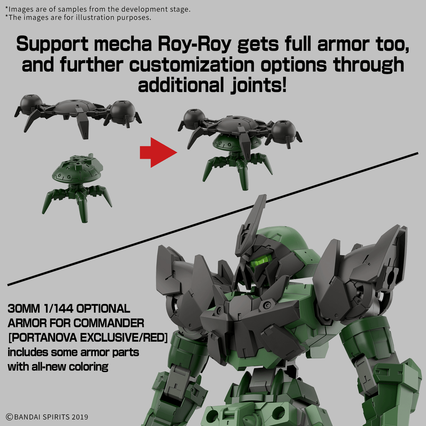 BANDAI HOBBY 30MM 1/144 bEXM-15FA FULL ARMOR PORTANOVA