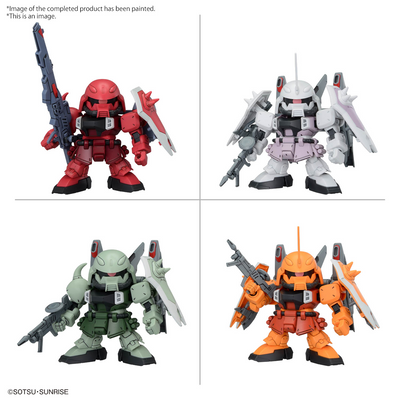 BANDAI Hobby BB SENSHI ZGMF ZAKU SERIES SET