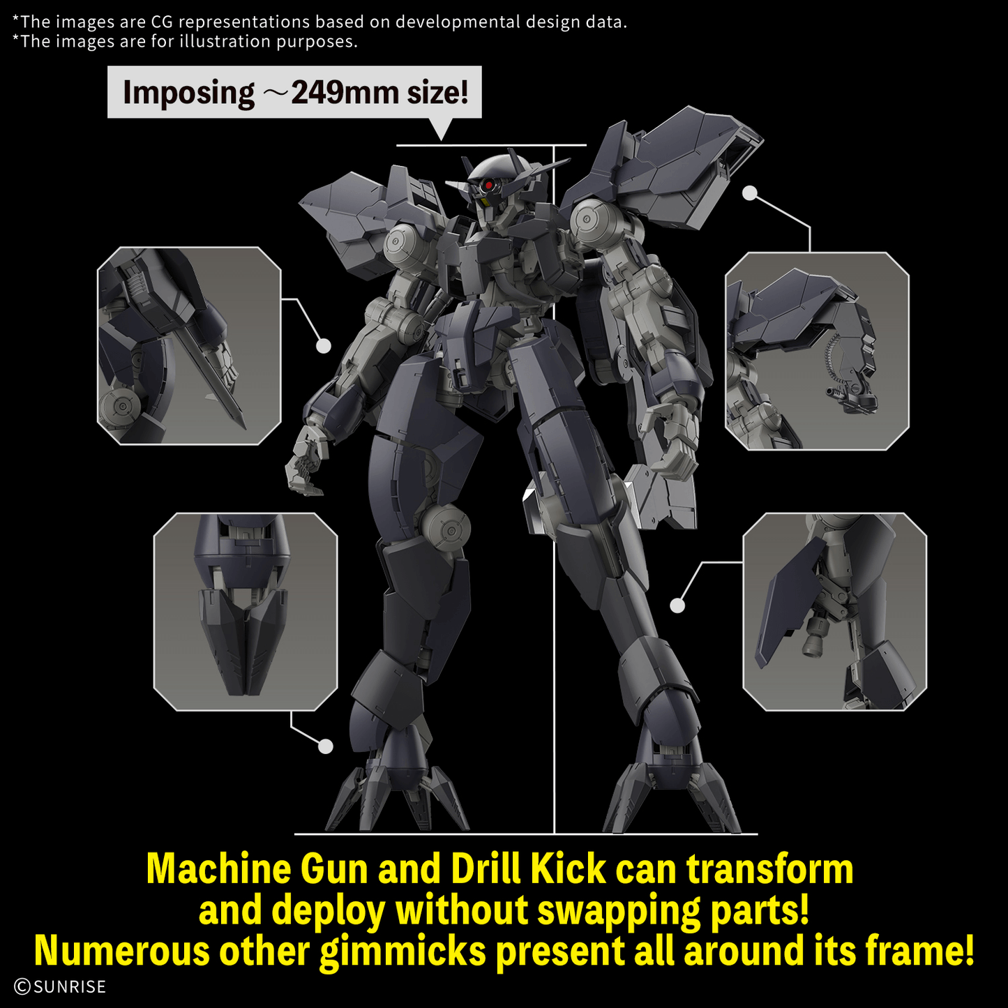 BANDAI HOBBY FULL MECHANICS 1/100 GRAZE EIN