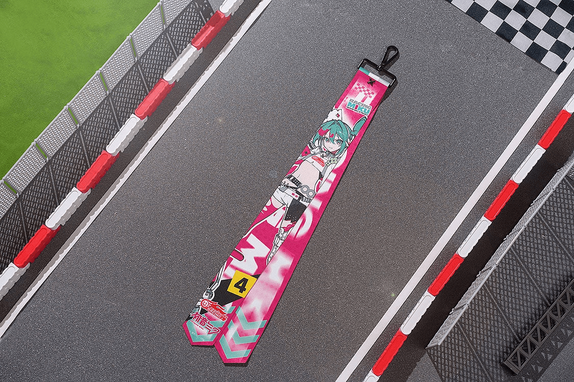 Good Smile Company Hatsune Miku: Racing Ver. 2025 Collectible Ribbon Keychain