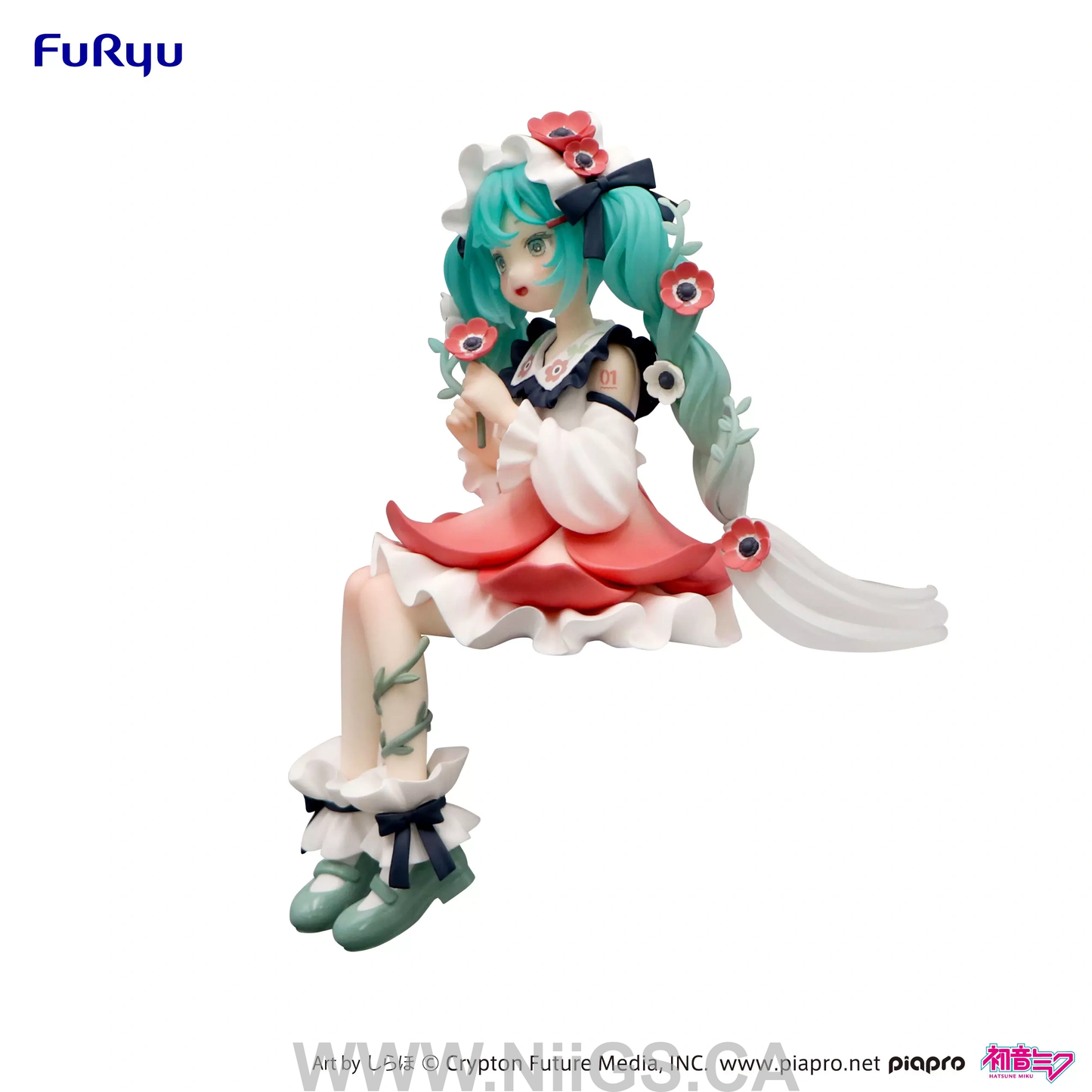 FuRyu Hatsune Miku Noodle Stopper Figure -Flower Fairy Anemone-