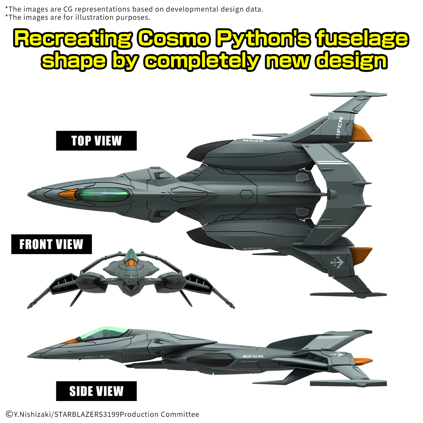 BANDAI HOBBY MECHA COLLECTION DX TRYAL TYPE SPACE FIGHTER ATTACK CRAFT COSMO PYTON [2 machine set]