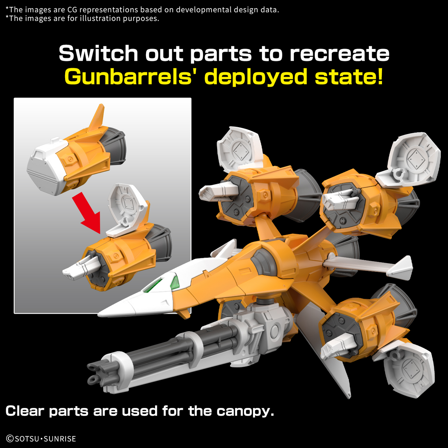 BANDAI Hobby OPTION PARTS SET GUNPLA 14 (GUNBARREL STRIKER)