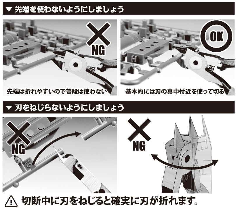 GodHand - Precision Nippers (w/ Protection Cap) (Left-handed)