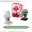 BANDAI HOBBY 1/1 ZAKUPLA-KUN DX SET (WITH RUNNER Ver. RECREATION PARTS)