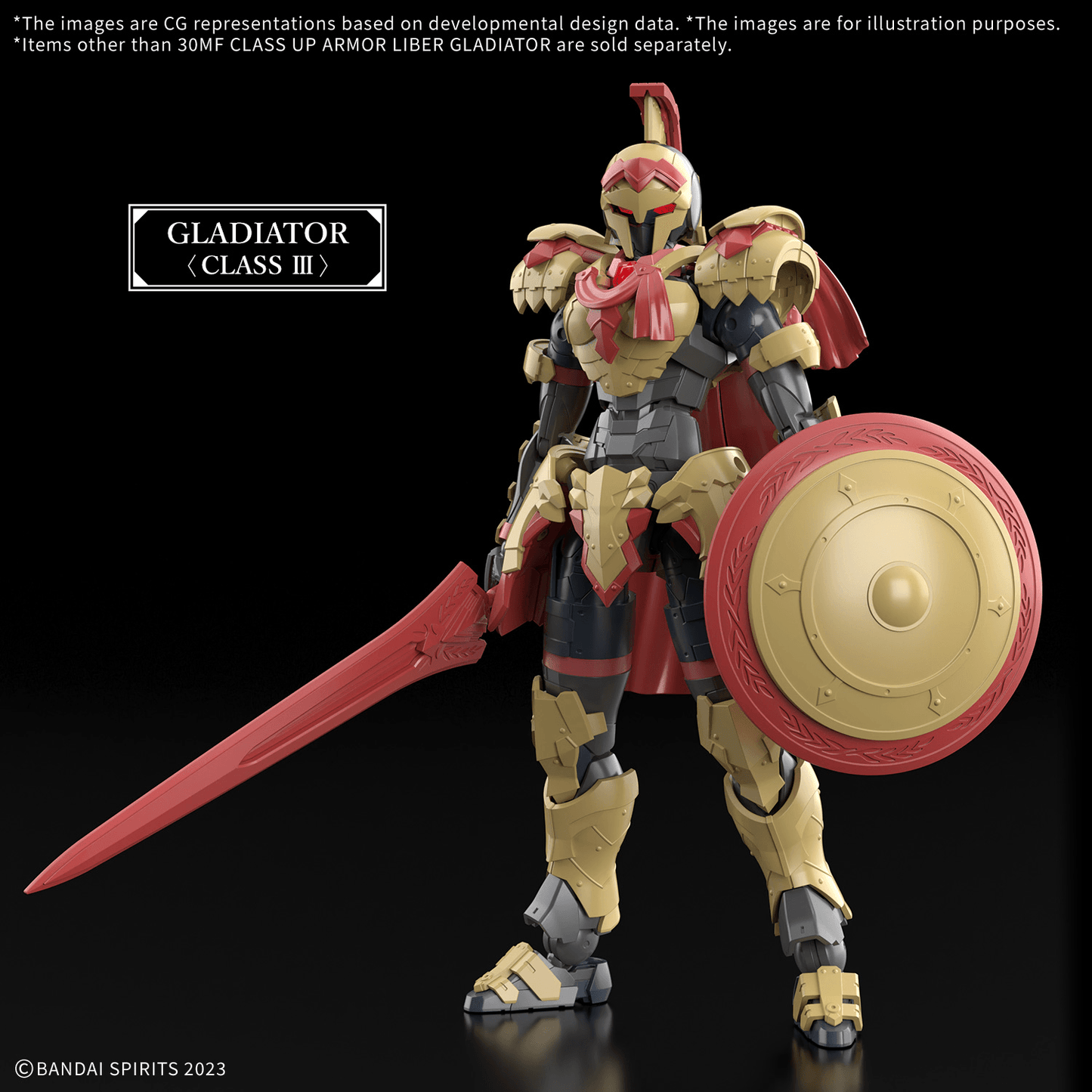 BANDAI HOBBY 30MF CLASS UP ARMOR LIBER GLADIATOR