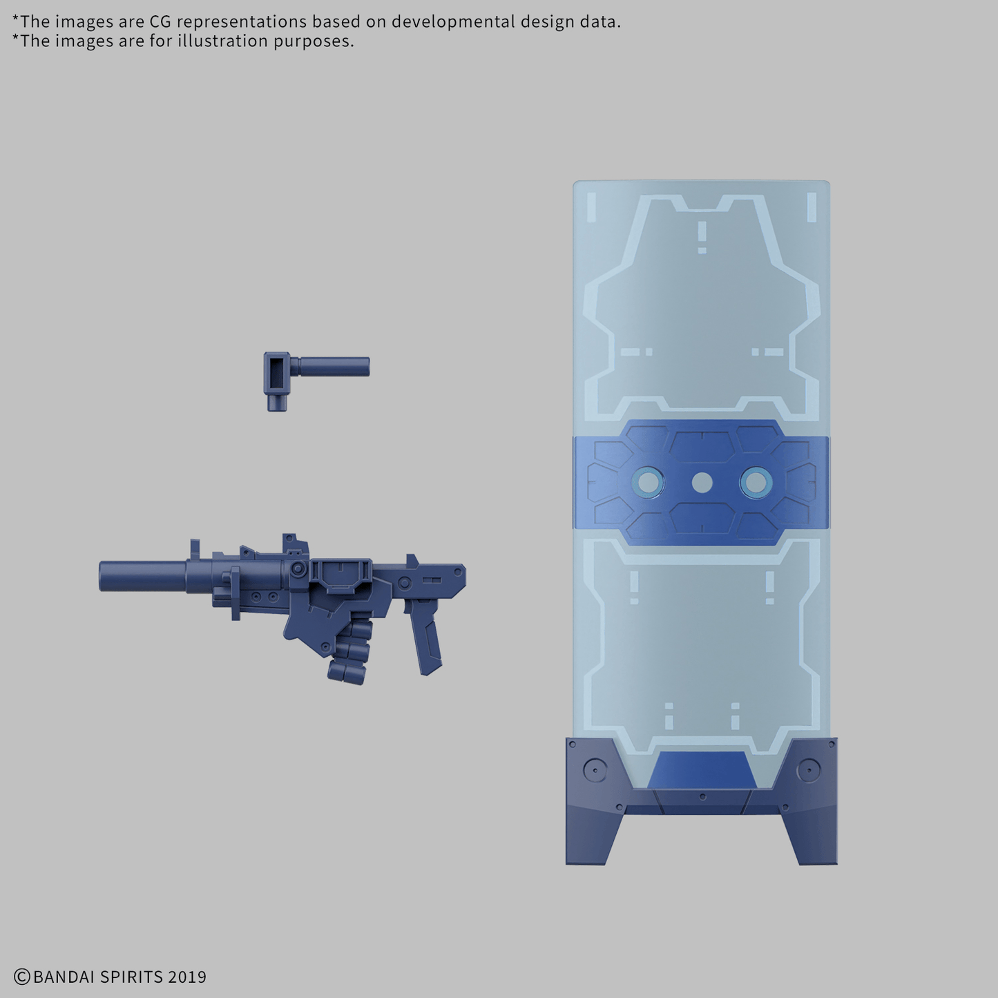 BANDAI HOBBY 30MM 1/144 eEXM-23 TECPROT 01