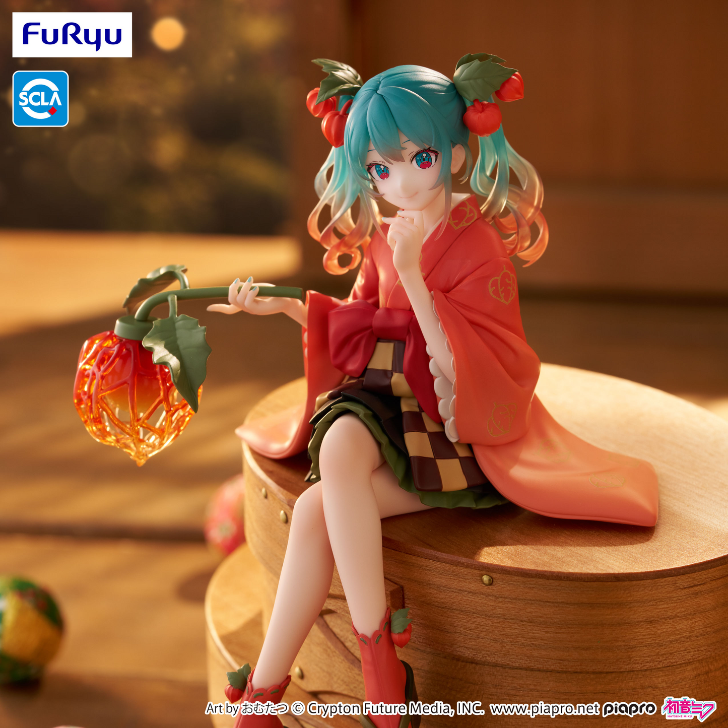 FuRyu Hatsune Miku Noodle Stopper Figure -Flower Fairy Winter Cherry-
