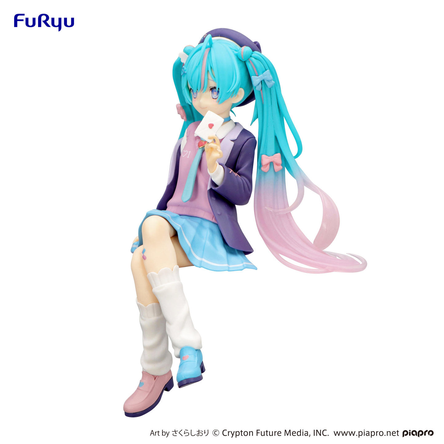 FuRyu Hatsune Miku Noodle Stopper Figure -Love Blazer Navy Color ver.-