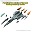 BANDAI HOBBY MECHA COLLECTION DX TYPE 1 SPACE FIGHTER ATTACK CRAFT COSMO TIGER II (DOUBLE SEATER/SINGLE SEATER) [2 machine set]