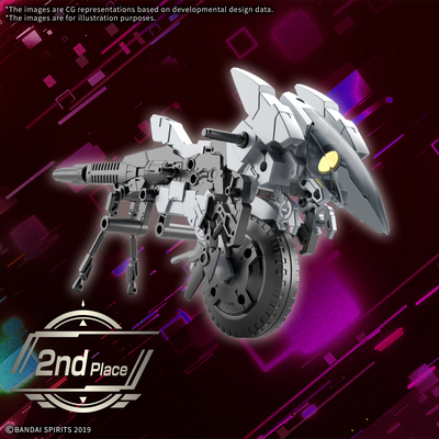 BANDAI HOBBY 30MM 1/144 Extended Armament Vehicle (METAL CANNON BIKE Ver.)