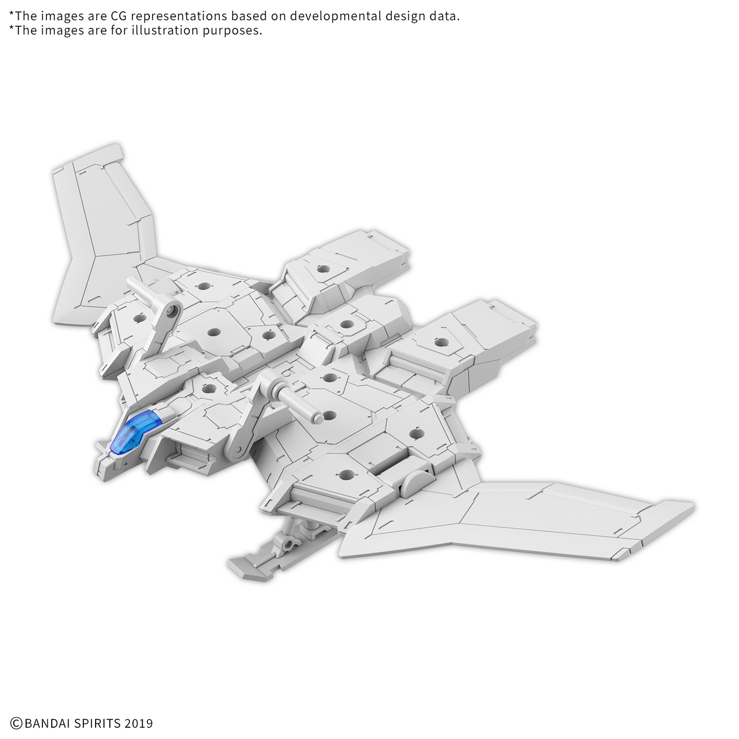 BANDAI Hobby 30MM 1/144 Extended Armament Vehicle (WING MOBILE Ver.)