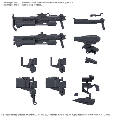 BANDAI HOBBY 30MM OPTION PARTS SET ARMORED CORE Ⅵ FIRES OF RUBICON WEAPON SET 03