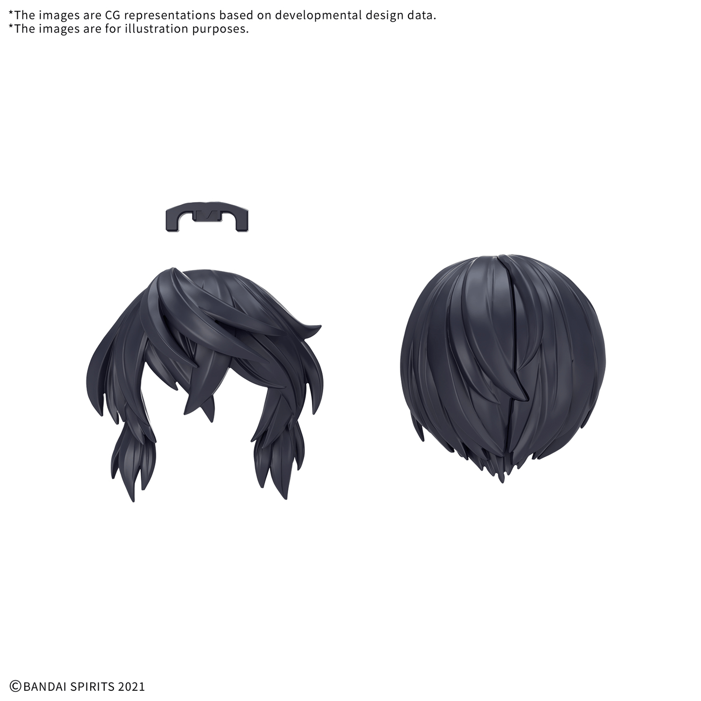 BANDAI HOBBY 30MS OPTION HAIR STYLE PARTS Vol.13 ALL 4 TYPES