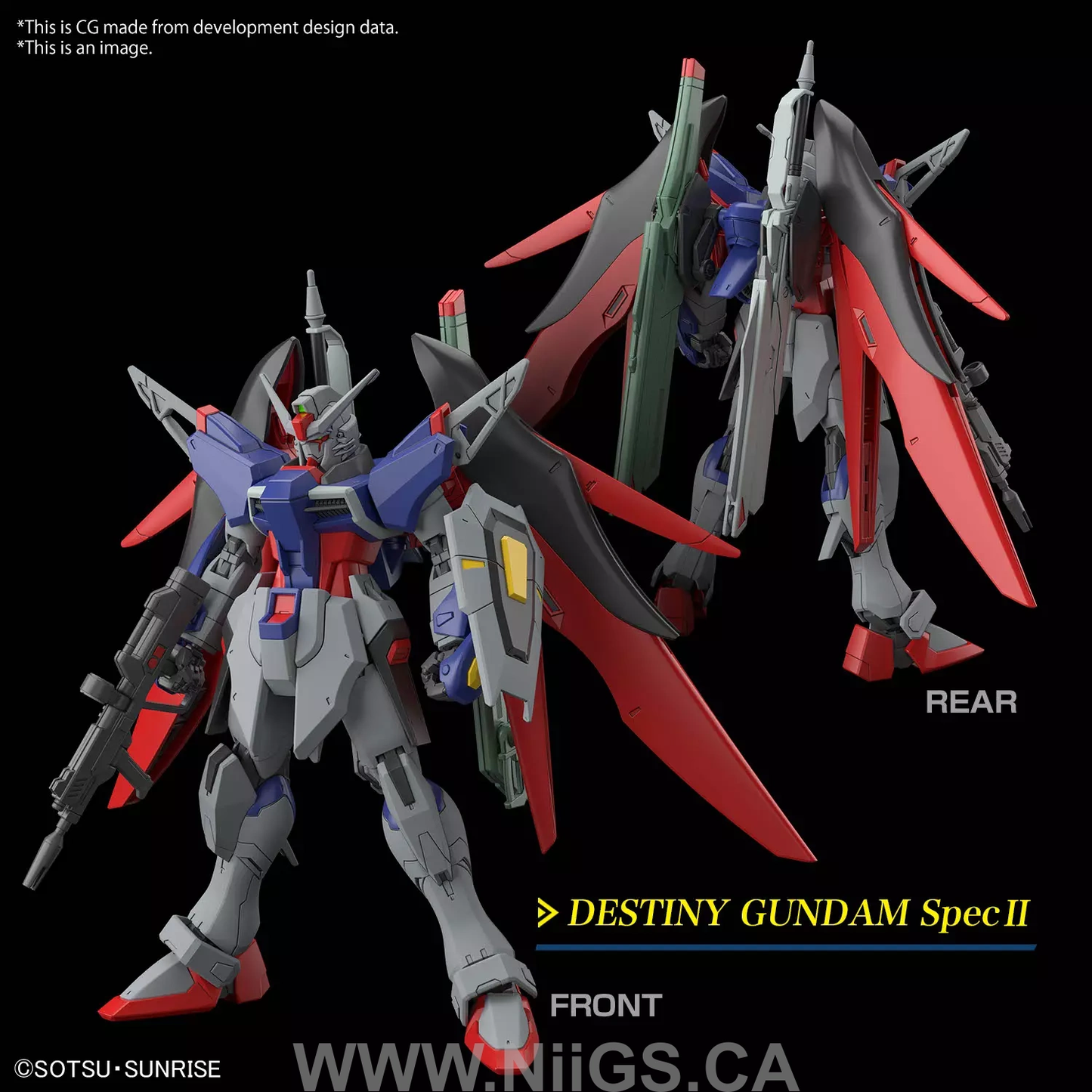 BANDAI Hobby HG 1/144 DESTINY GUNDAM SpecⅡ&ZEUS SILHOUETTE