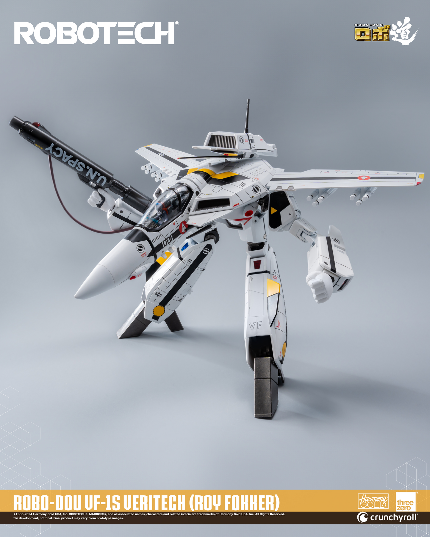 Three Zero ROBO-DOU ROBOTECH VF‐1S Veritech (Roy Fokker)