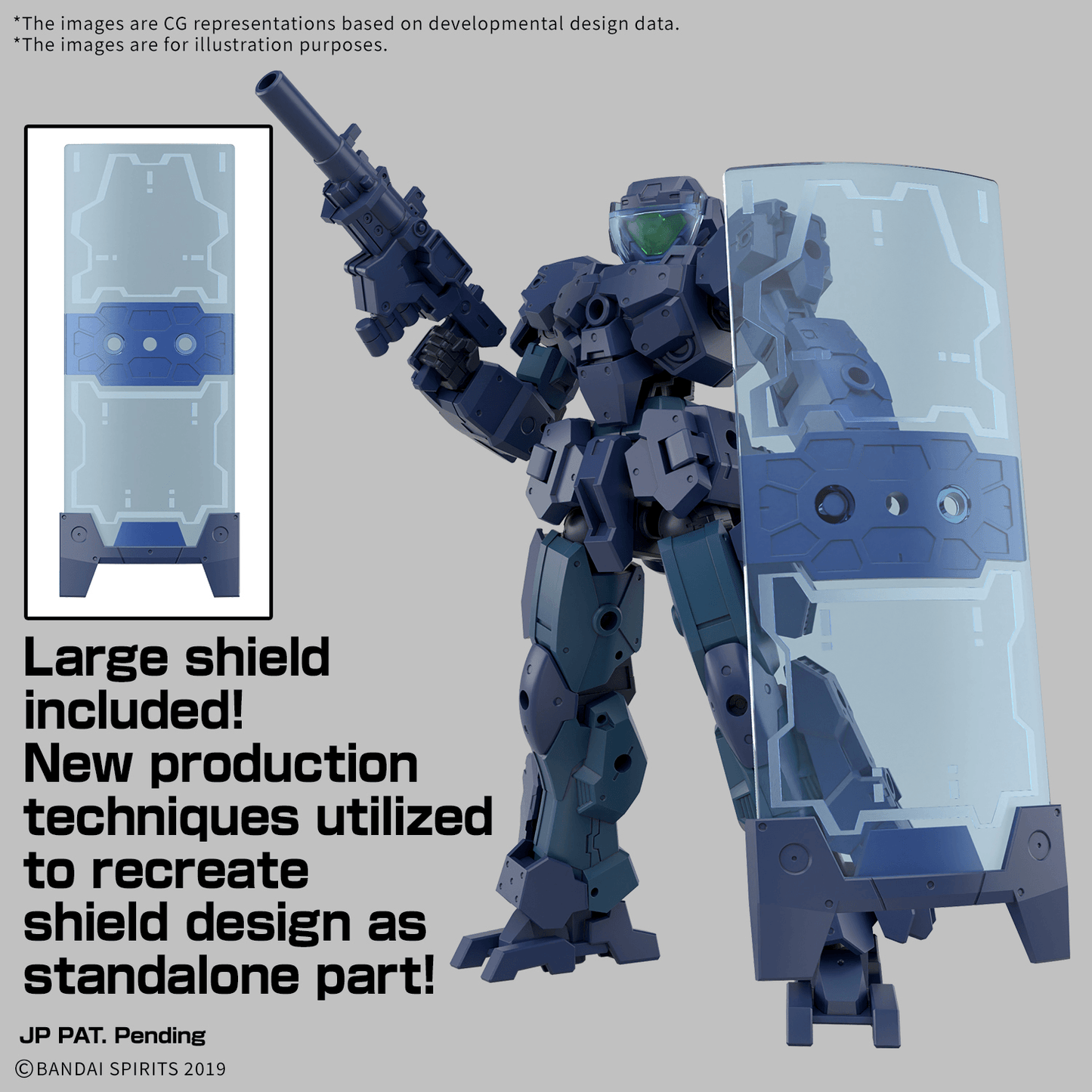 BANDAI HOBBY 30MM 1/144 eEXM-23 TECPROT 01