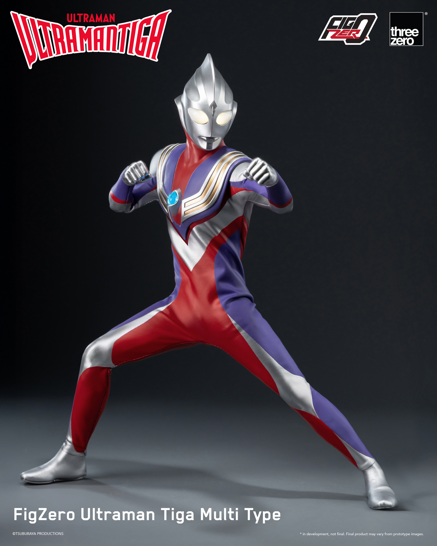 threezero FigZero Ultraman Tiga Multi Type
