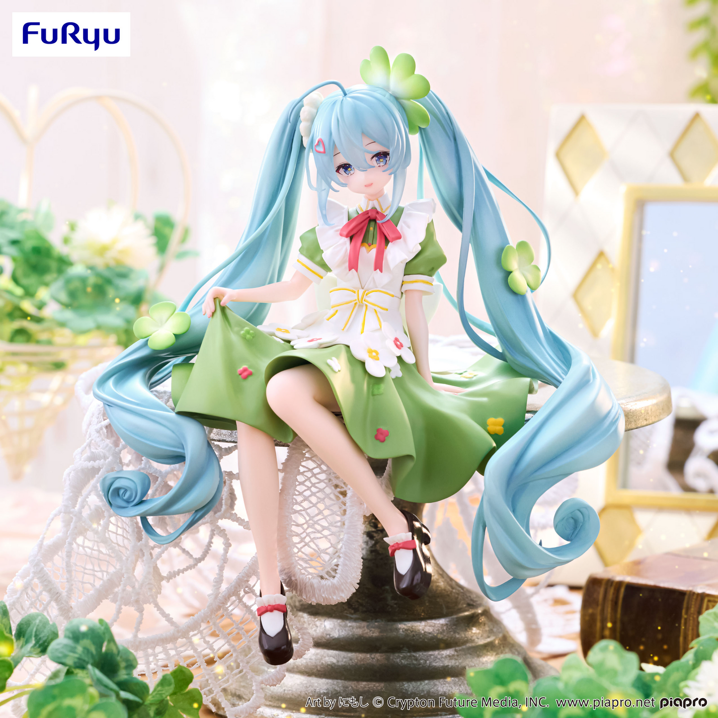 FuRyu Hatsune Miku　Noodle Stopper Figure -Flower Fairy Clover-