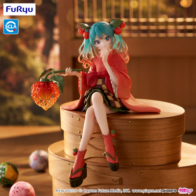 FuRyu Hatsune Miku Noodle Stopper Figure -Flower Fairy Winter Cherry-