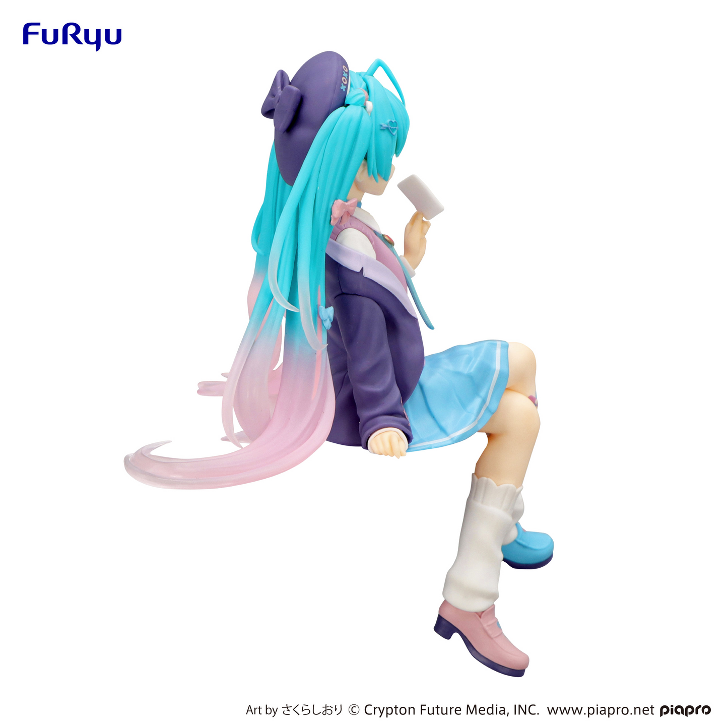 FuRyu Hatsune Miku Noodle Stopper Figure -Love Blazer Navy Color ver.-