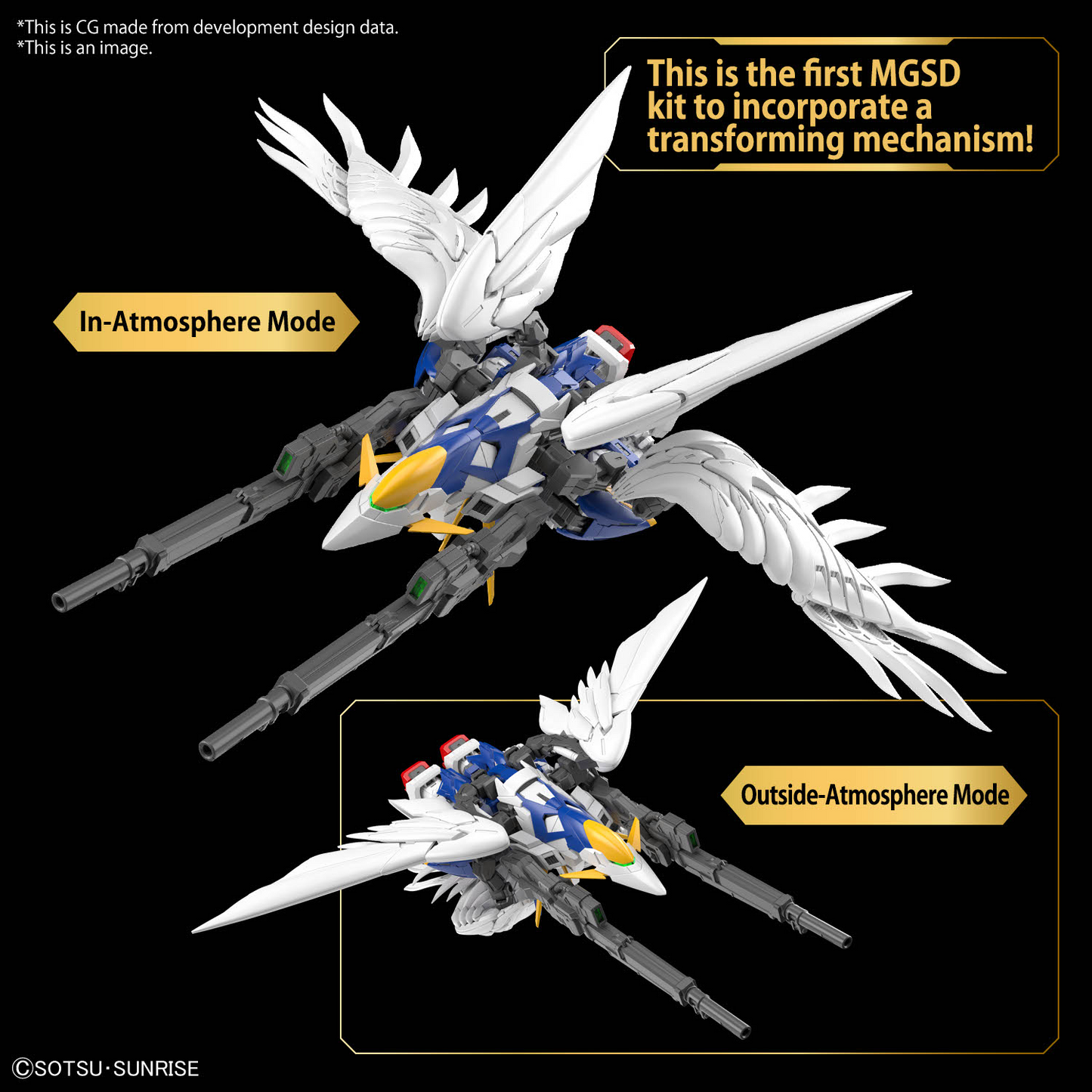 BANDAI Hobby MGSD WING GUNDAM ZERO EW