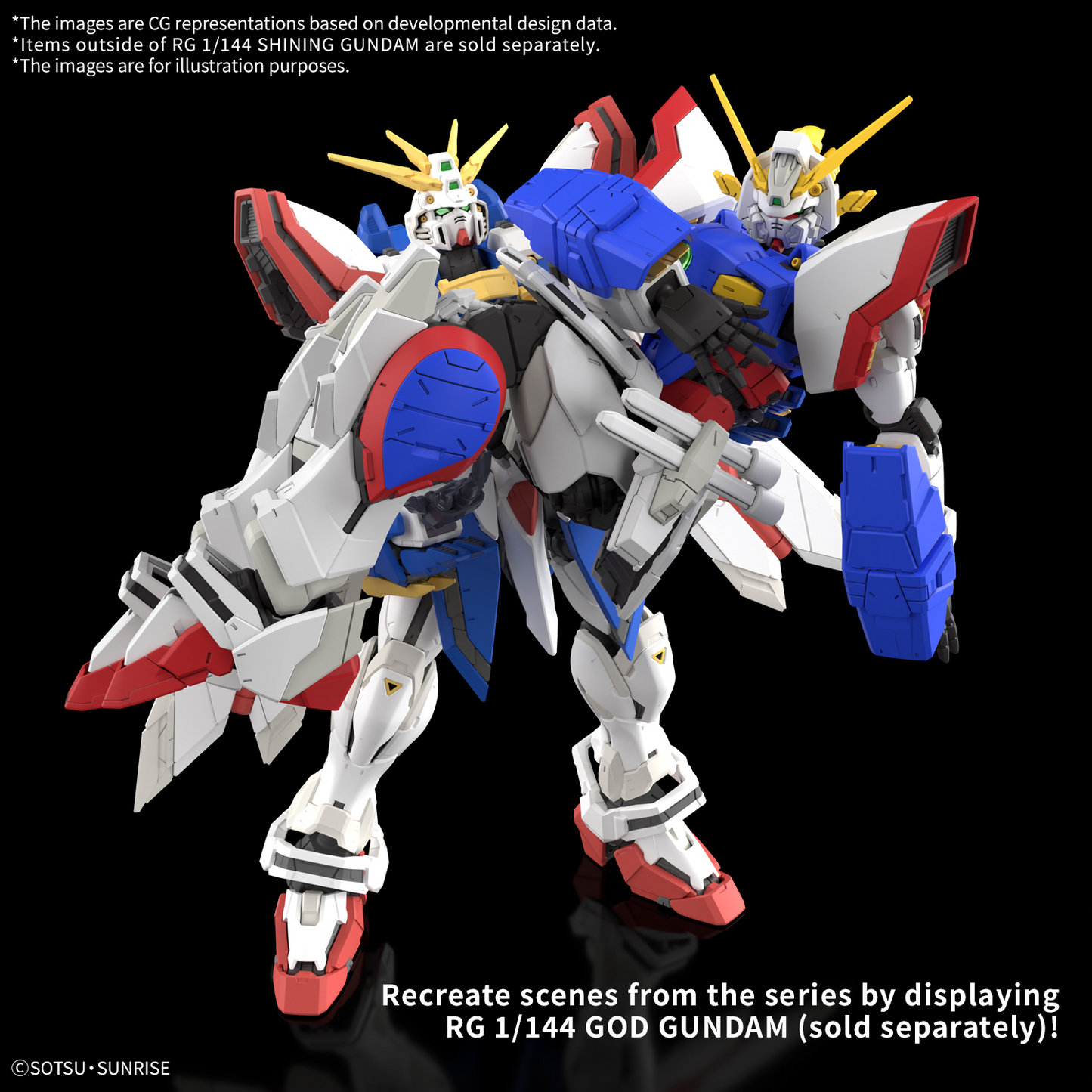 BANDAI HOBBY RG 1/144 SHINING GUNDAM