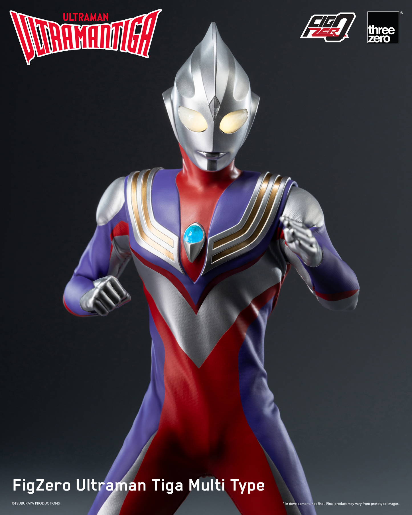 threezero FigZero Ultraman Tiga Multi Type