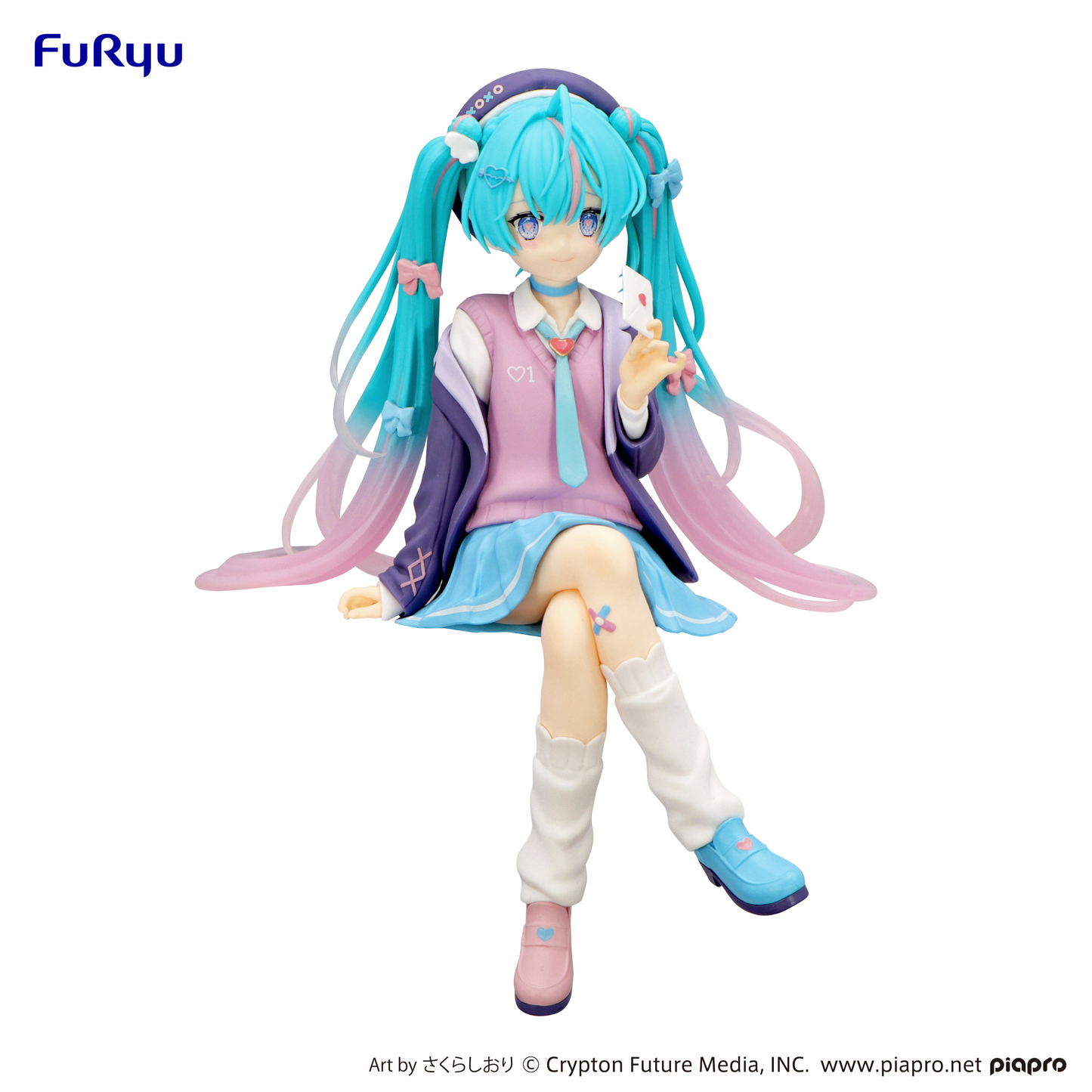 FuRyu Hatsune Miku Noodle Stopper Figure -Love Blazer Navy Color ver.-
