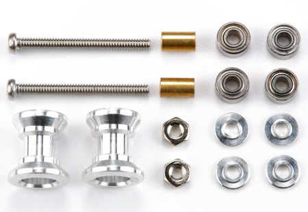 Tamiya 1/32 MINI 4WD Parts Double Aluminum Rollers (9-8mm)